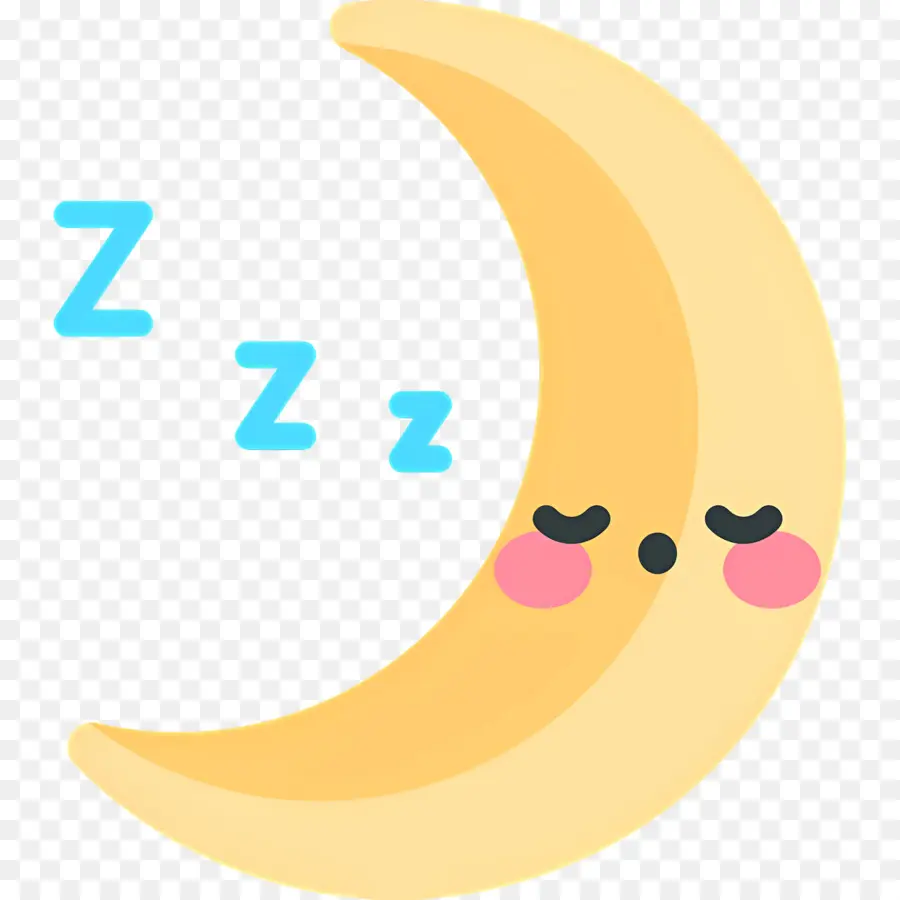 Tidur Zzz，Bulan Dengan Z PNG