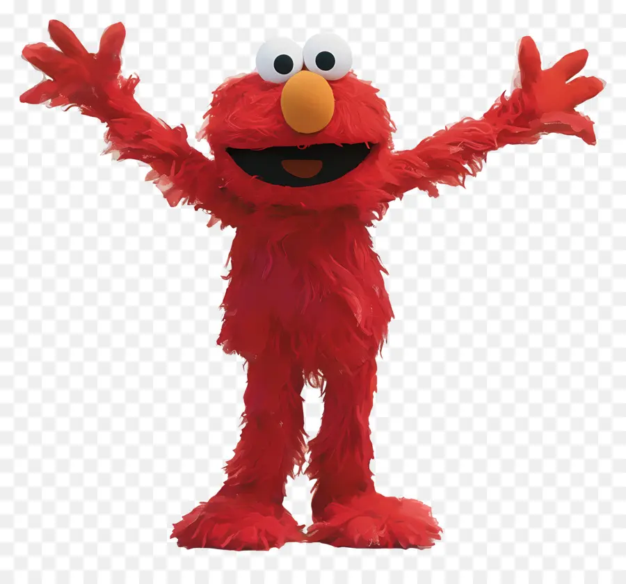 Elmo，Karakter Berbulu Merah PNG