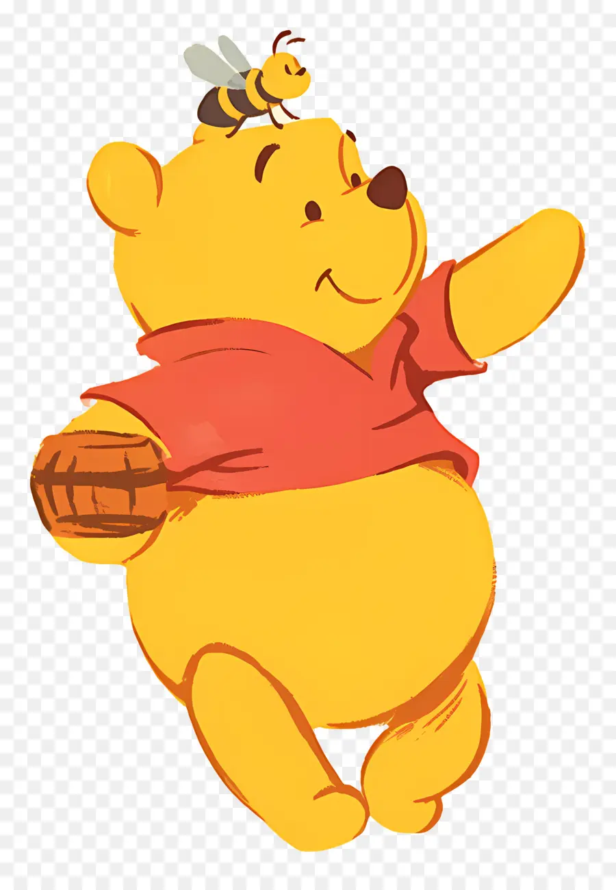 Winnie Si Beruang，Beruang Dengan Lebah PNG