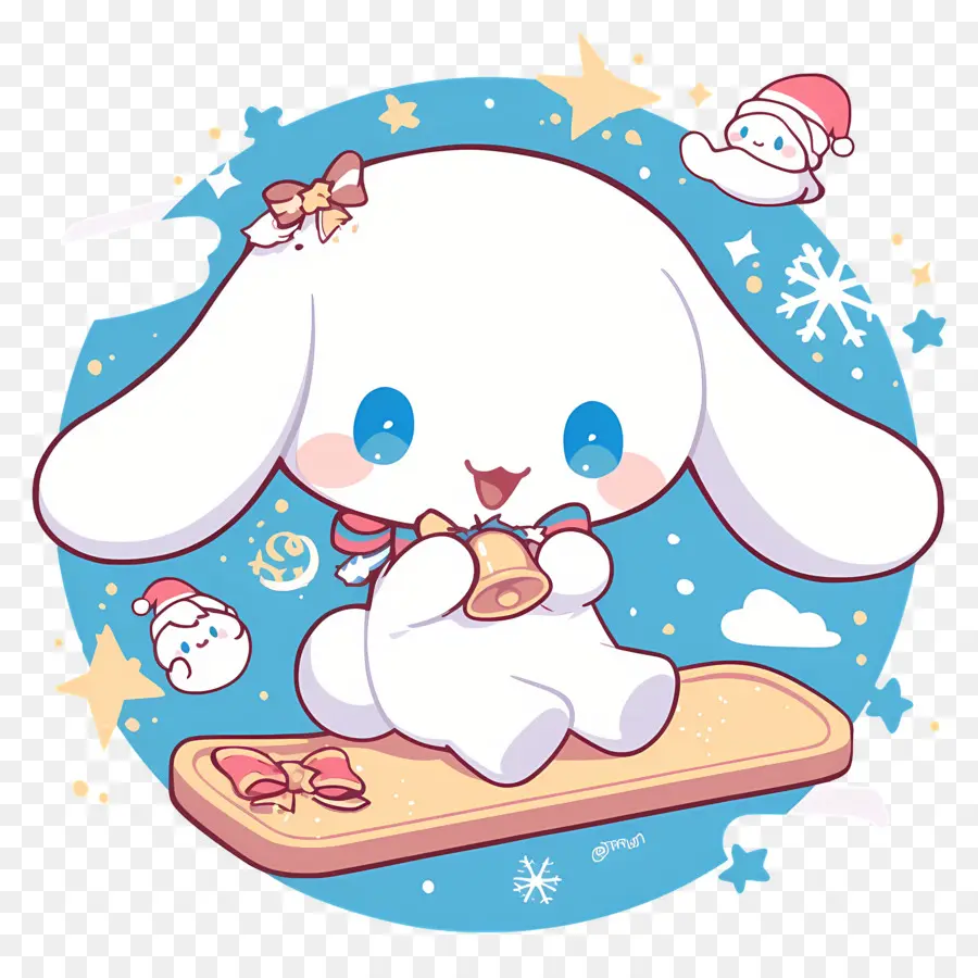 Cinnamoroll Yang Lucu，Karakter Kartun Putih Yang Lucu PNG