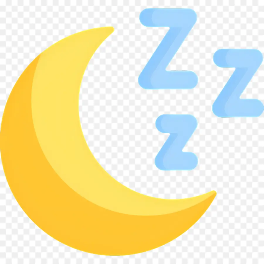 Tidur Zzz，Bulan Dengan Z PNG