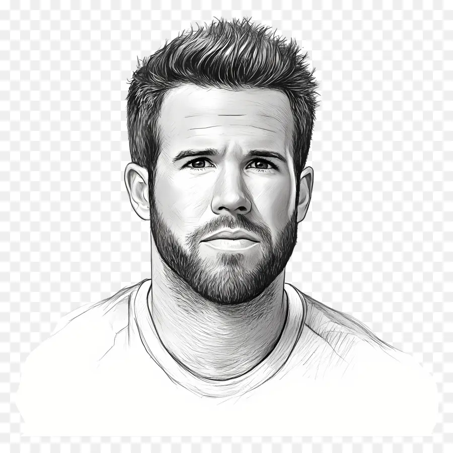 Ryan Reynolds，Sketsa Potret PNG