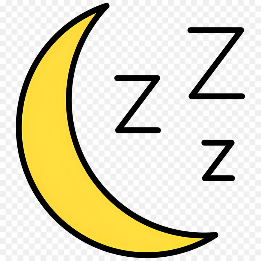 Tidur Zzz，Bulan Dengan Z PNG