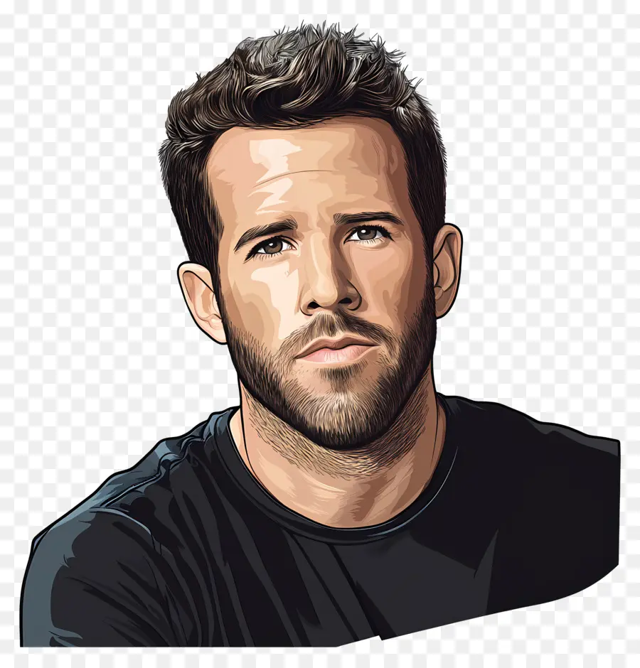 Ryan Reynolds，Manusia Bergambar PNG