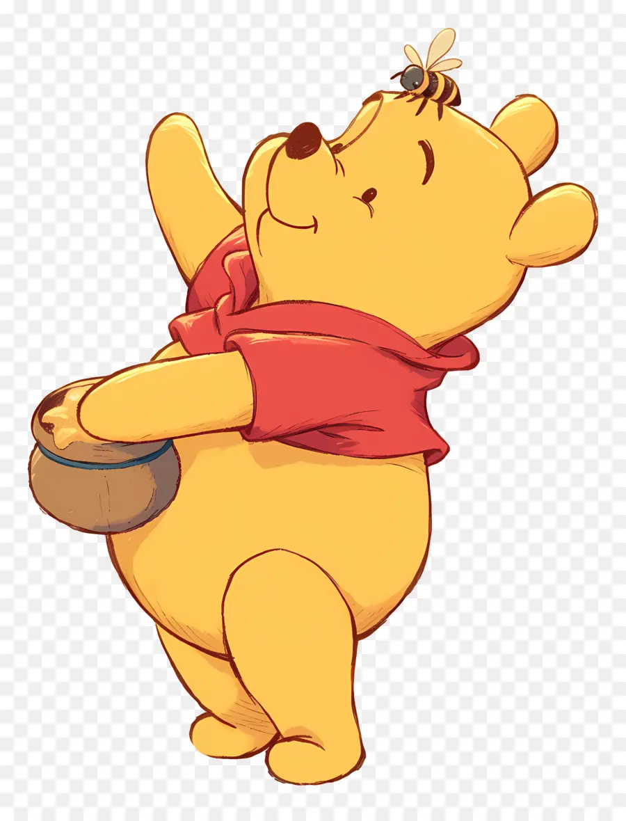 Winnie Si Beruang，Beruang Dengan Lebah PNG