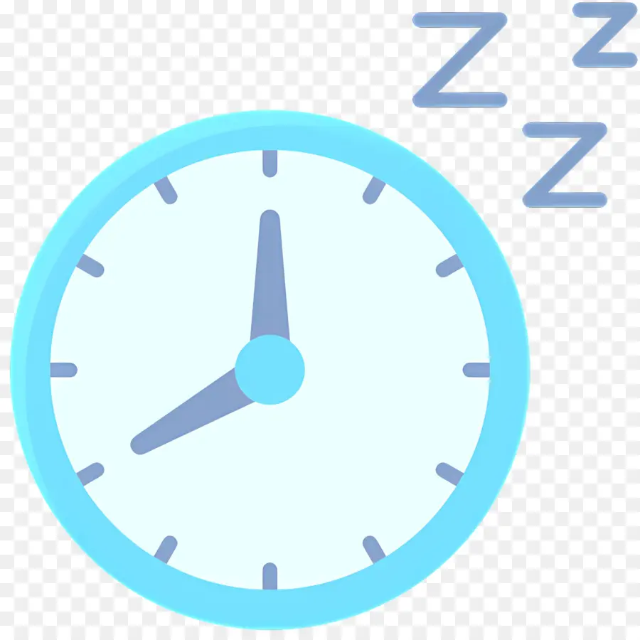 Tidur Zzz，Jam Dengan Zzz PNG