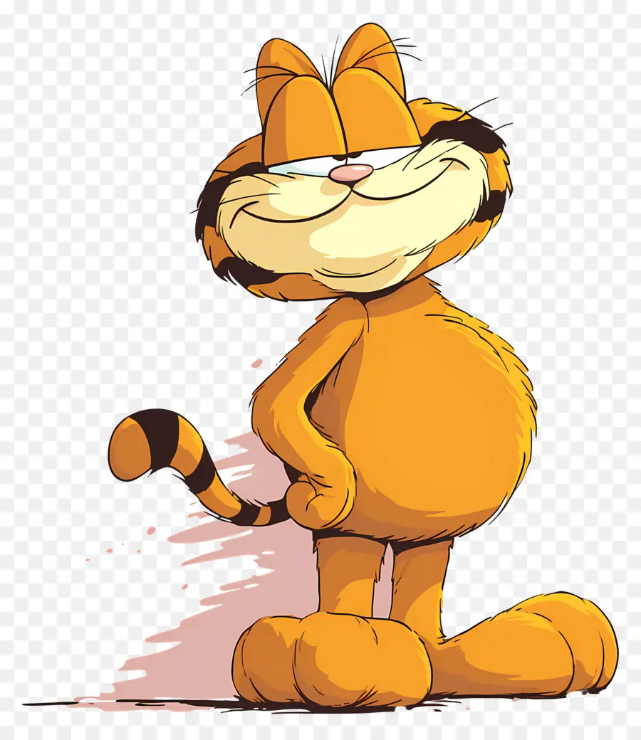 Garfield，Kucing Oranye PNG