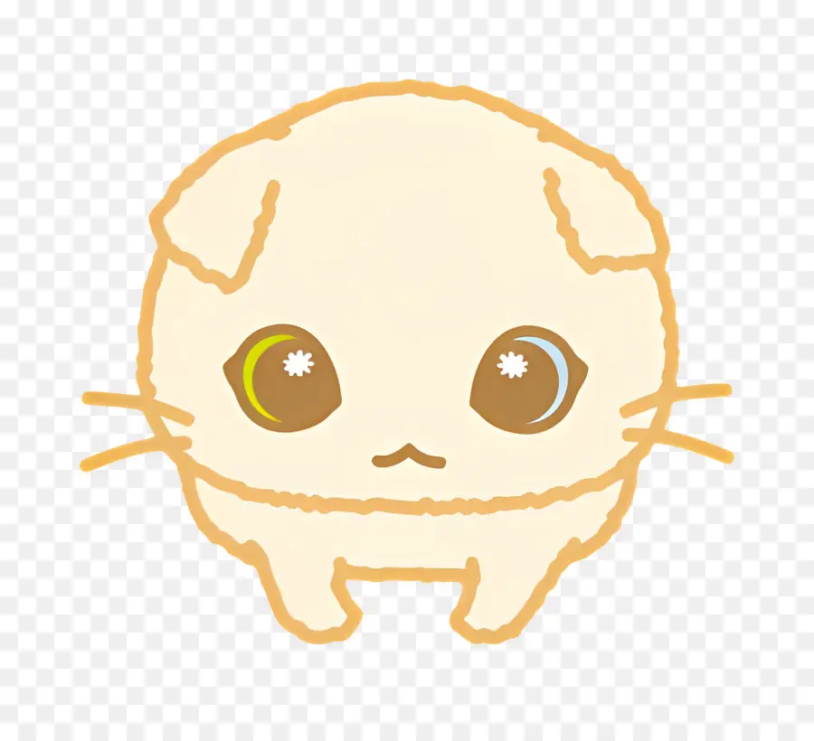 Bosanimal，Kucing Kartun Kuning PNG