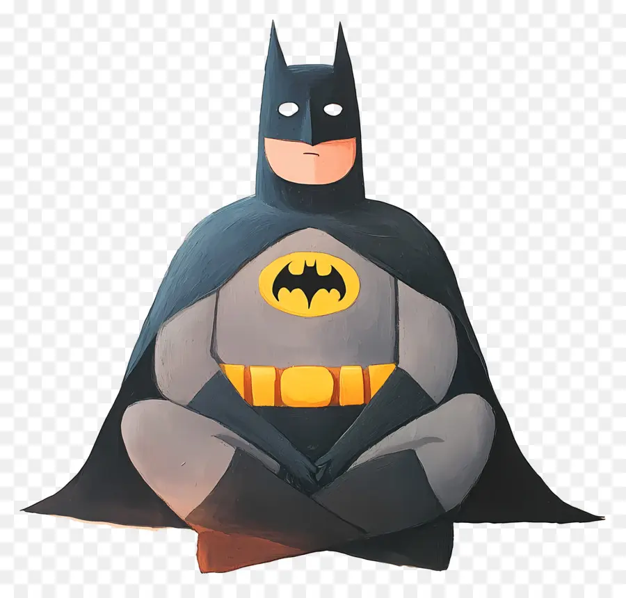 Batman，Pahlawan Super Bermeditasi PNG