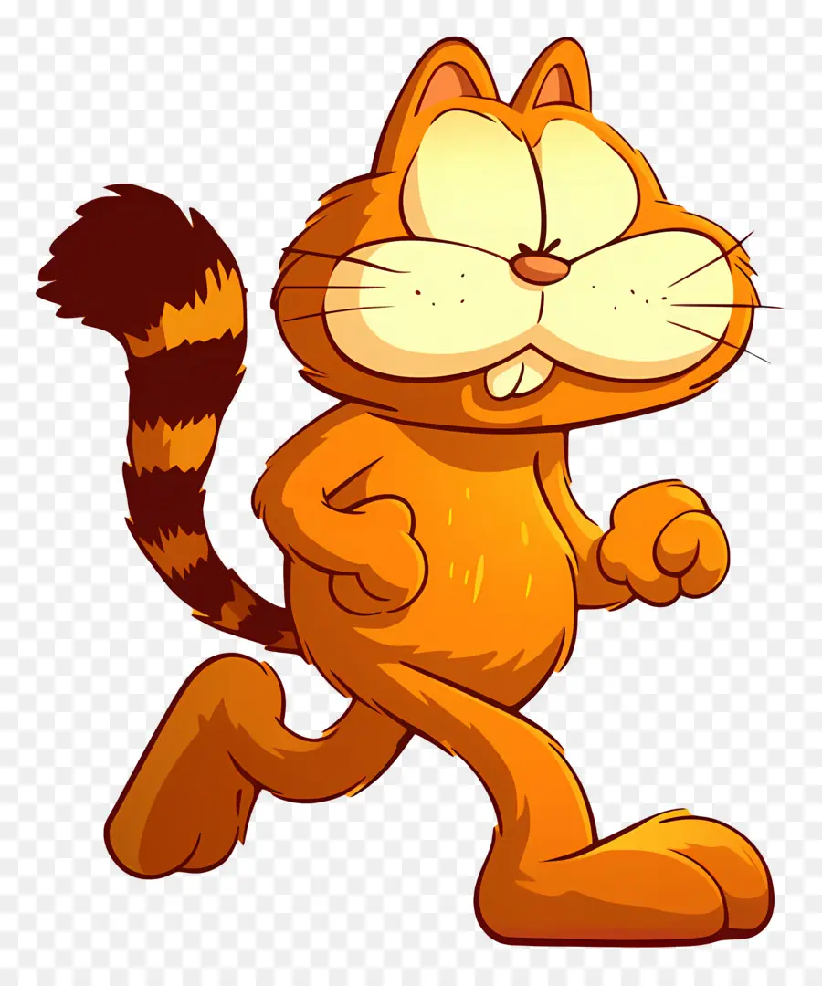 Garfield，Kucing Oranye PNG