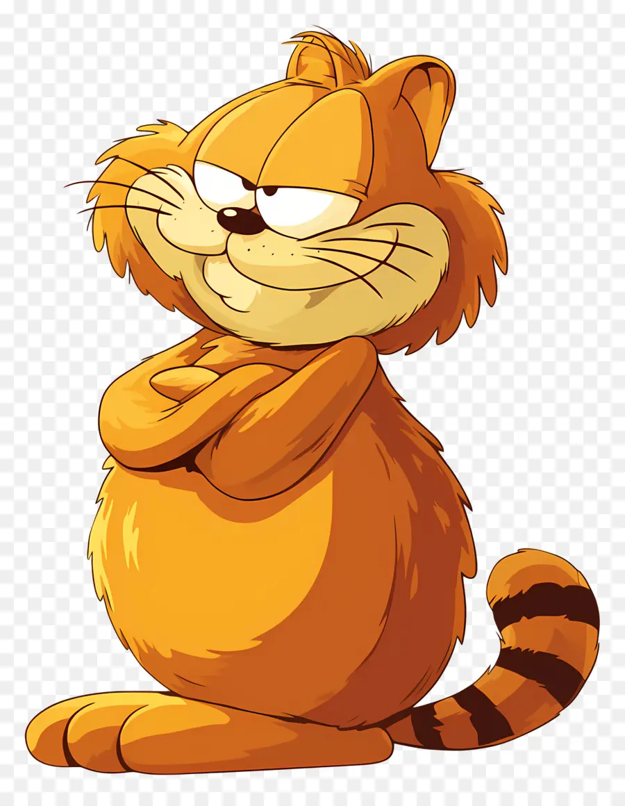 Garfield，Kucing Oranye PNG