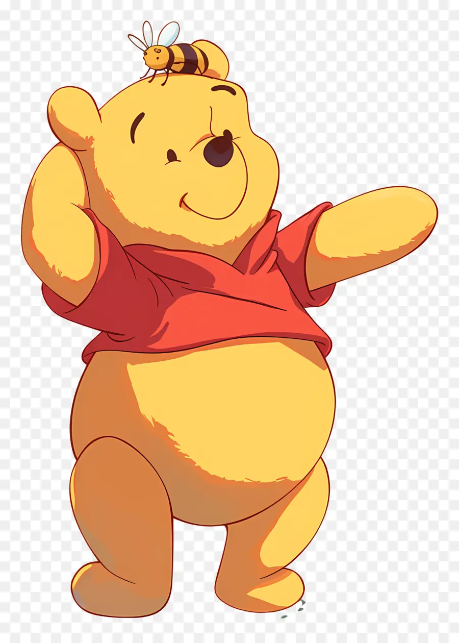 Winnie Si Beruang，Beruang Dengan Lebah PNG