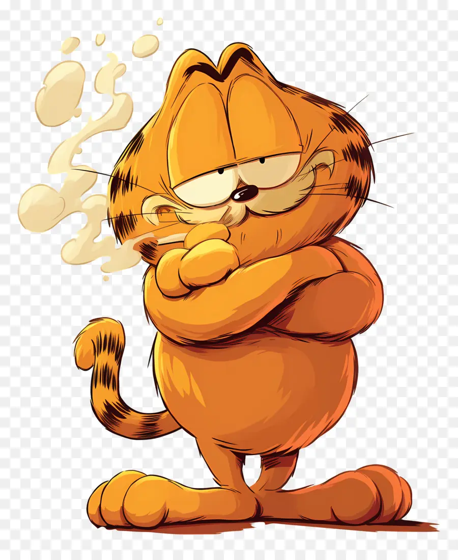 Garfield，Kucing Oranye PNG