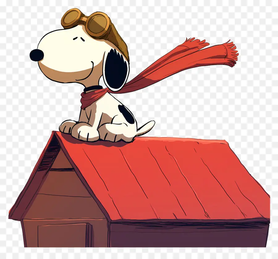 Snoopy，Anjing Kartun Dengan Kacamata PNG