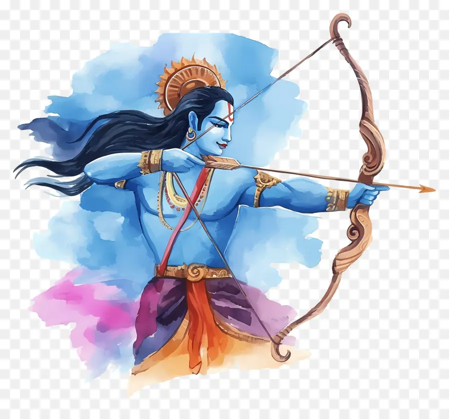 Dussehra，Pemanah Biru PNG