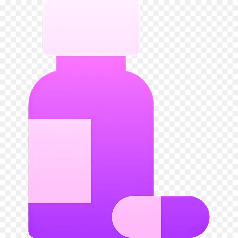 Obat Tidur，Botol Obat Ungu PNG