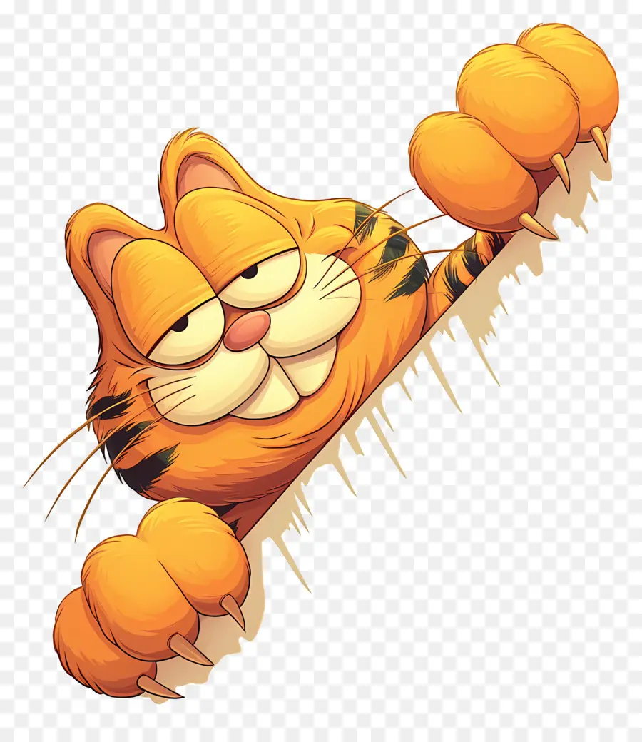 Garfield，Kucing Oranye PNG