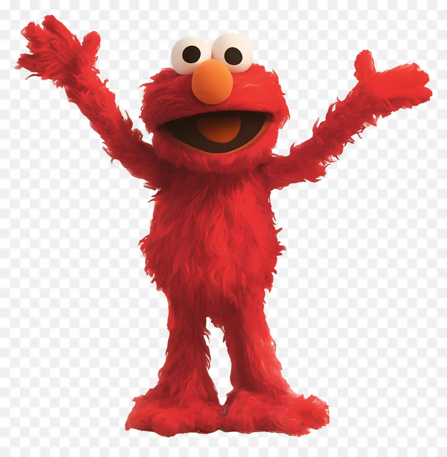 Elmo，Karakter Berbulu Merah PNG