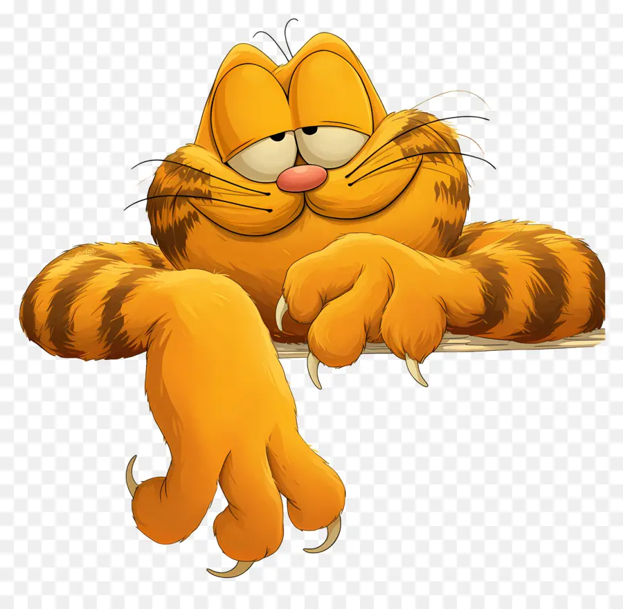 Garfield，Kucing Oranye PNG