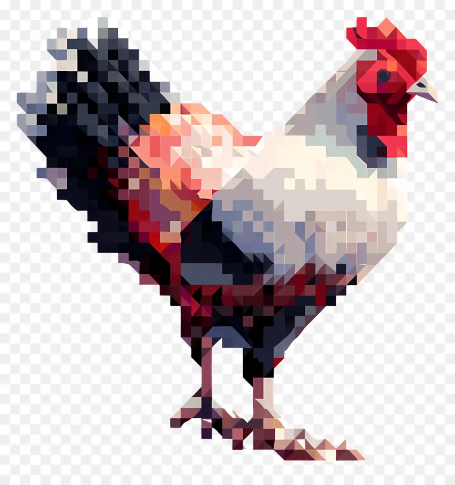 Pixel Thanksgiving Turki，Ayam Piksel PNG