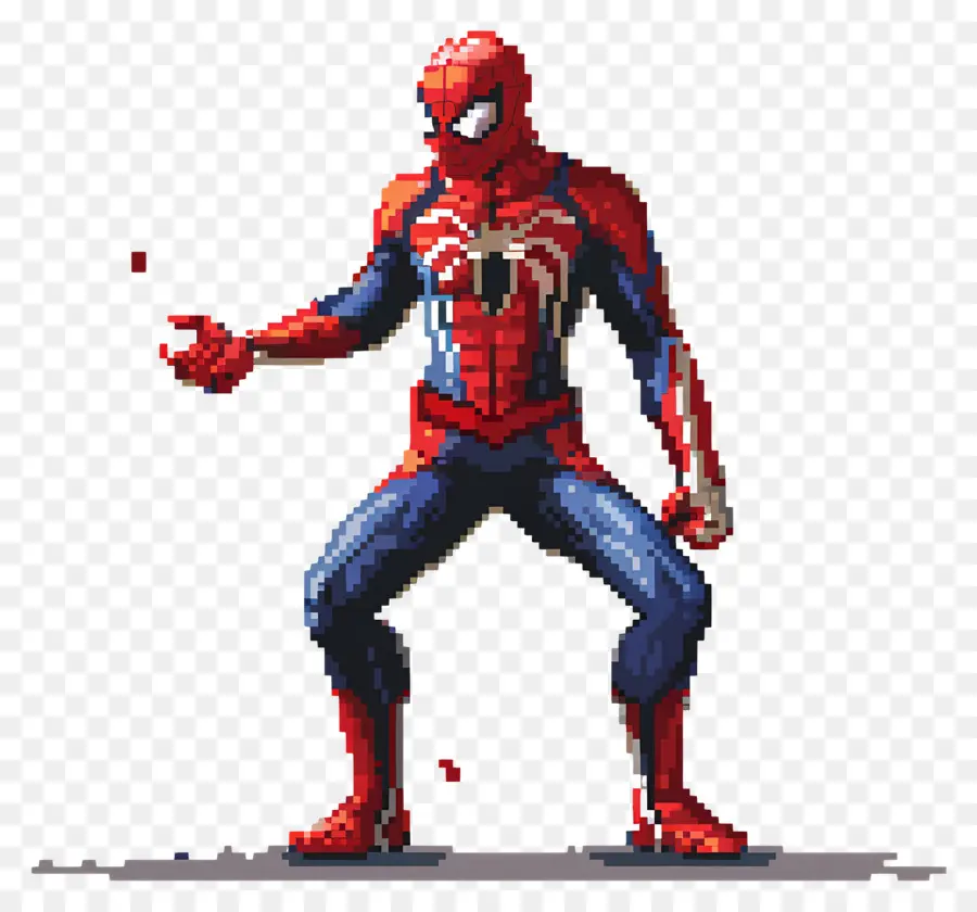 Manusia Laba Laba Piksel，Spider Man Piksel PNG