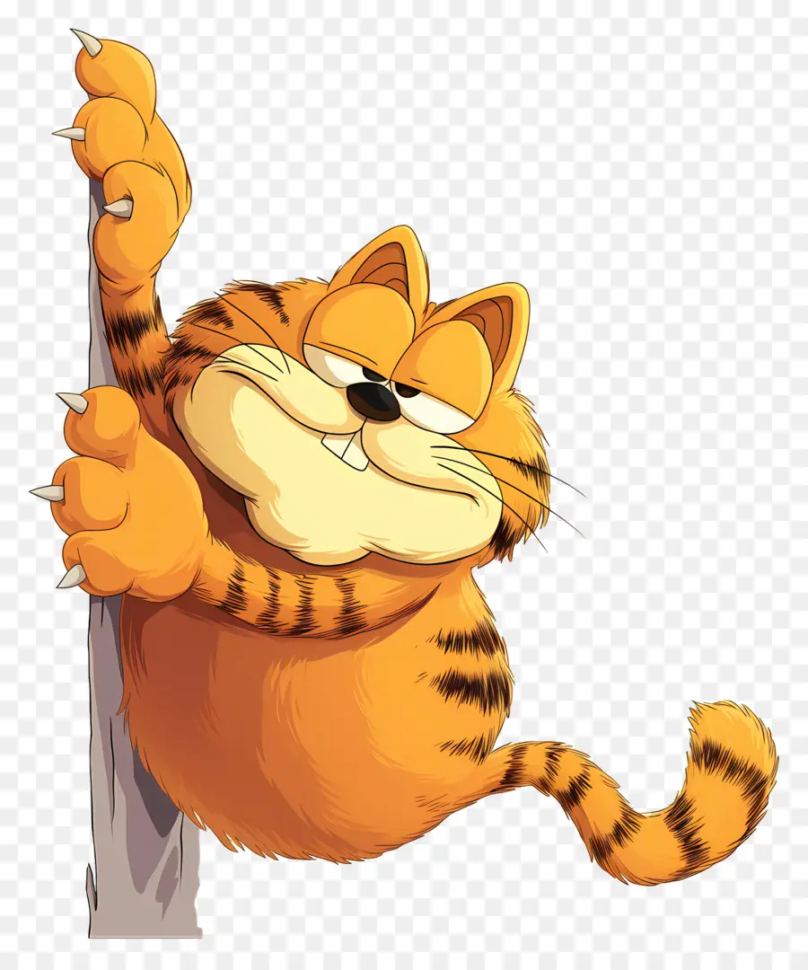 Garfield，Kucing Oranye PNG