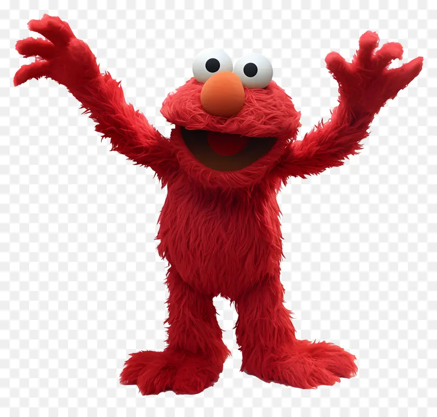 Elmo，Karakter Berbulu Merah PNG