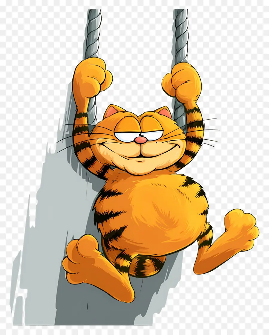 Garfield，Kucing Oranye PNG