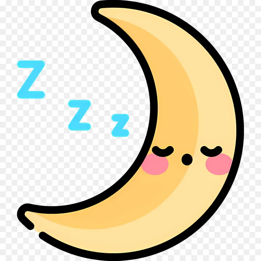 Tidur Zzz，Bulan Dengan Z PNG