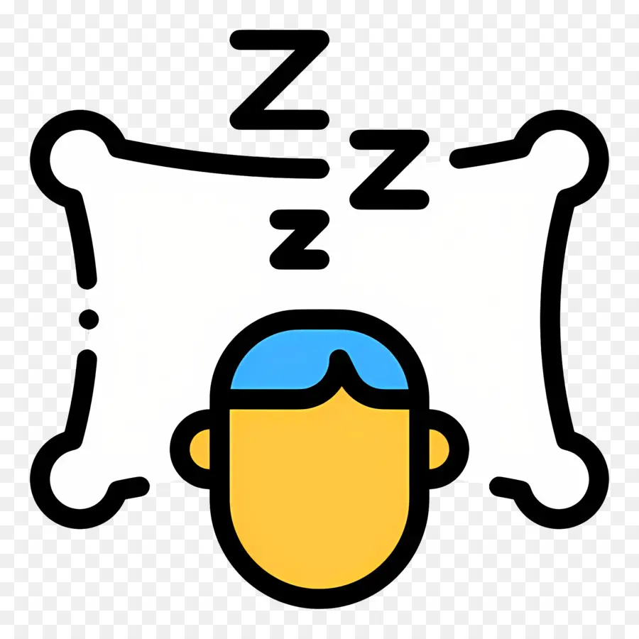 Tidur Zzz，Orang Yang Sedang Tidur PNG