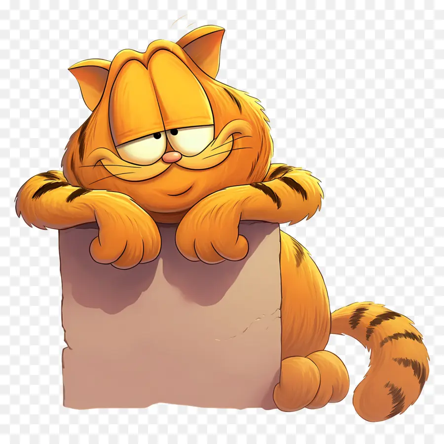 Garfield，Kucing Oranye PNG