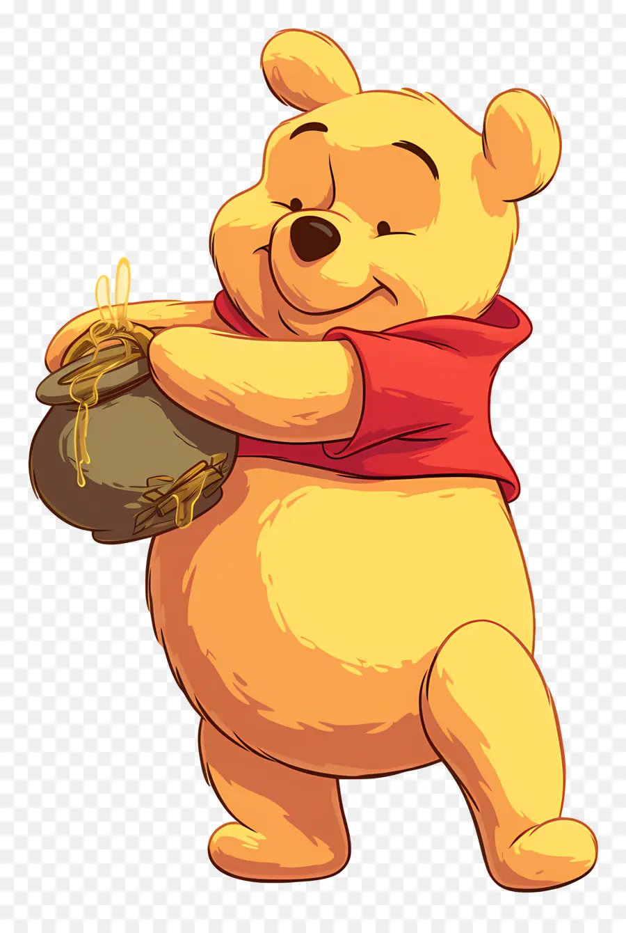 Winnie Si Beruang，Beruang Kuning Dengan Madu PNG