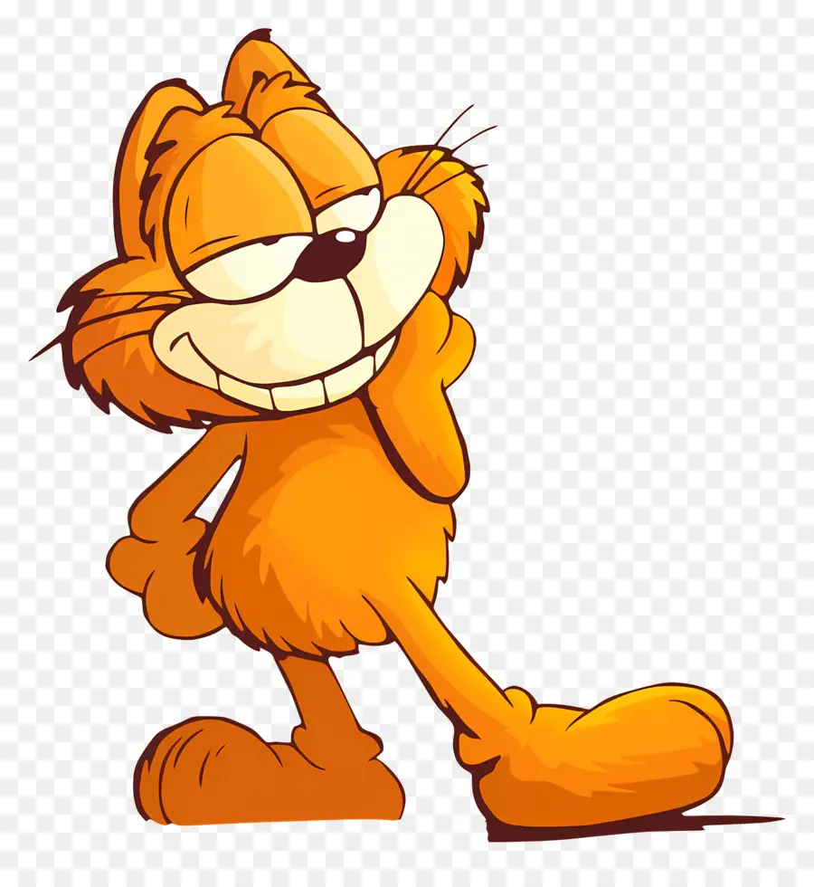 Garfield，Kucing Oranye PNG