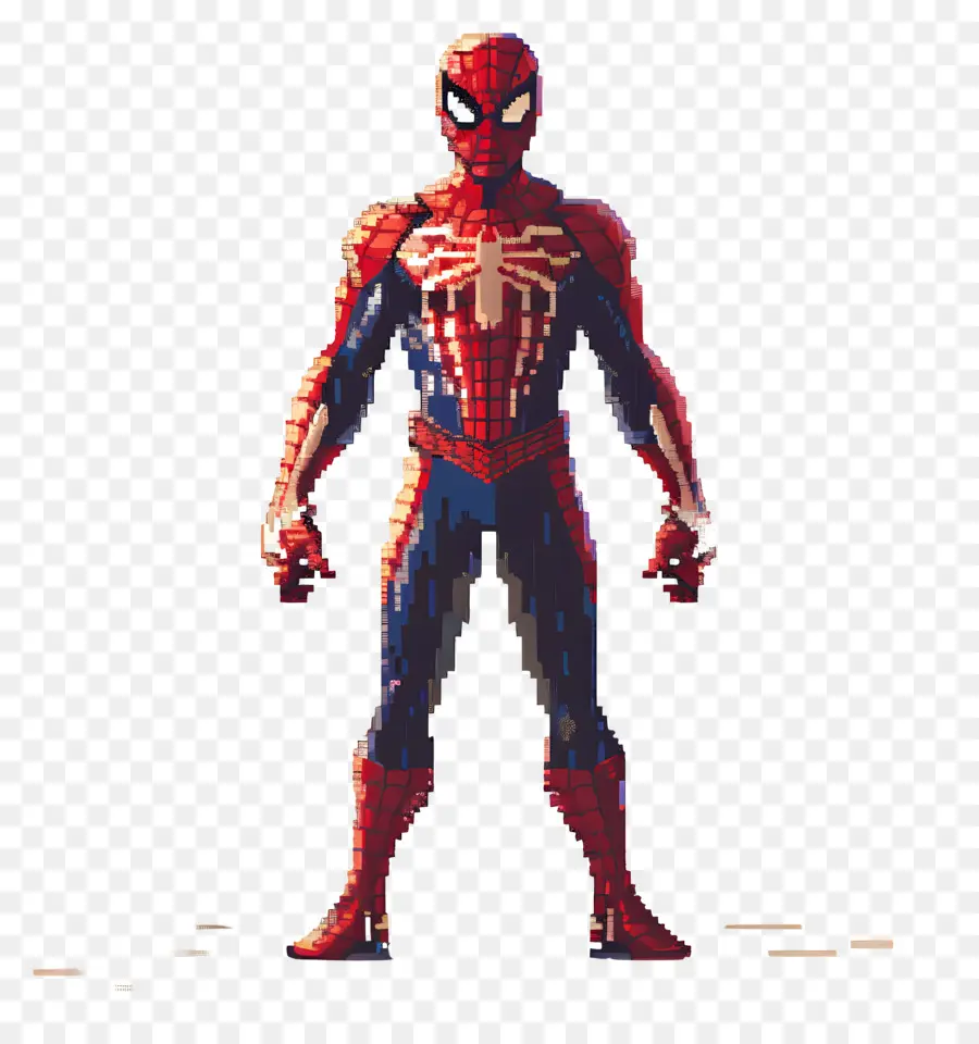 Manusia Laba Laba Piksel，Spider Man Piksel PNG