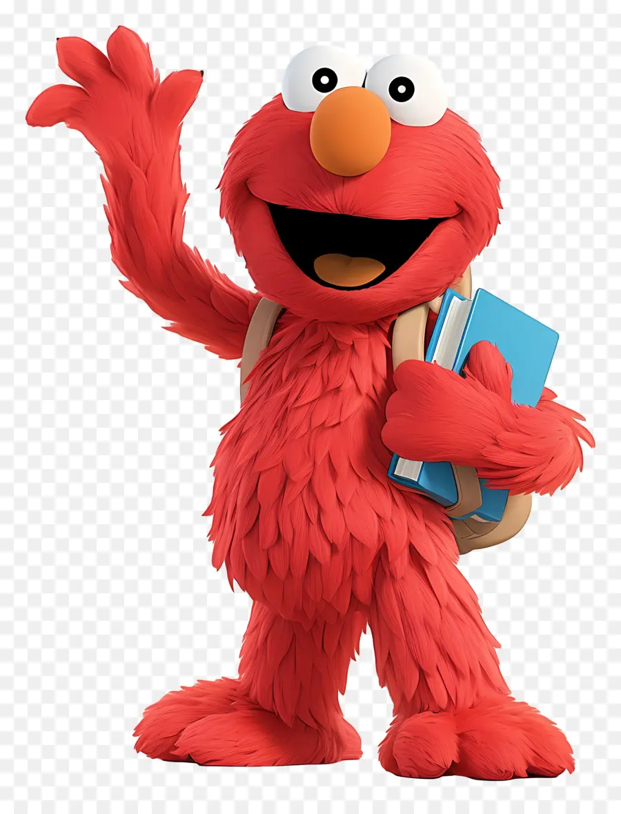 Elmo，Karakter Berbulu Merah PNG