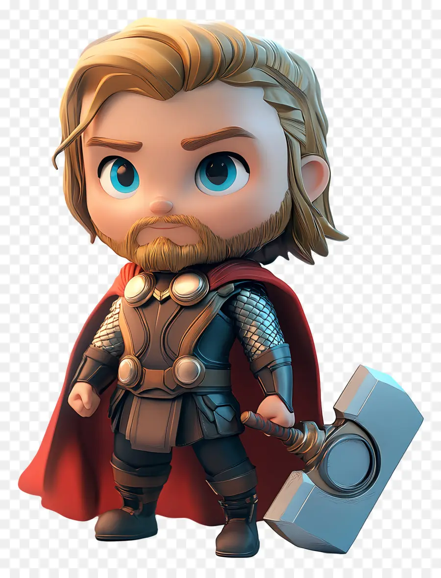 Thor，Pahlawan Chibi PNG