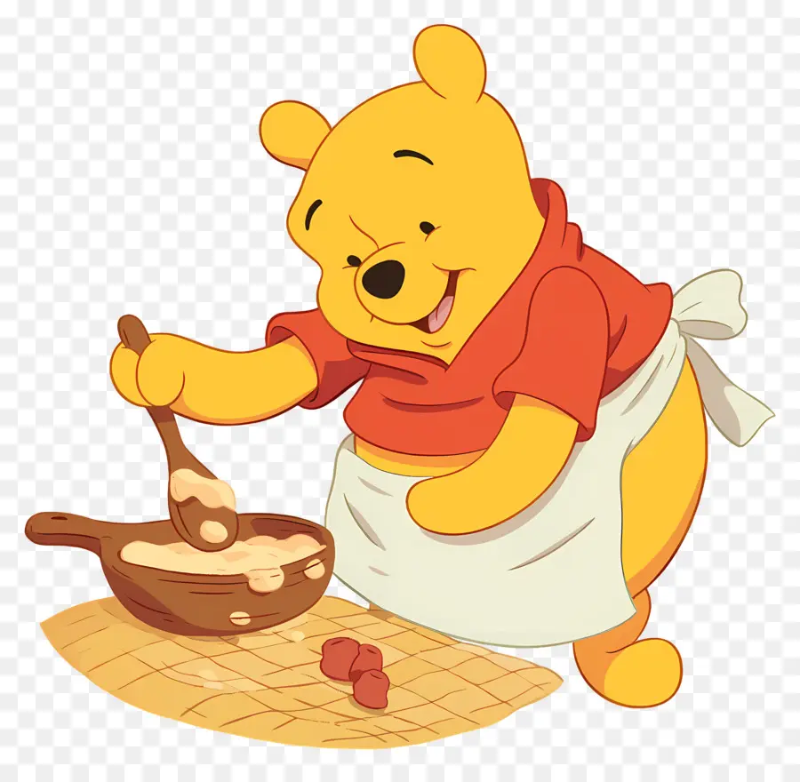 Winnie Si Beruang，Pengadukan Beruang PNG