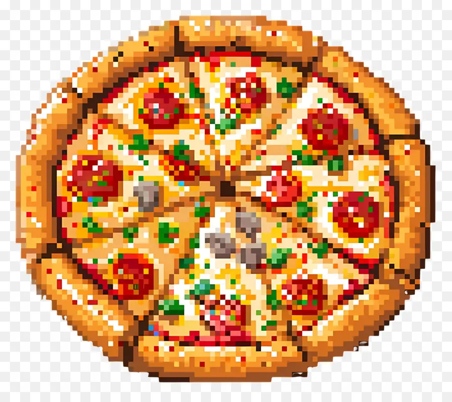 Pizza Piksel，Pizza PNG