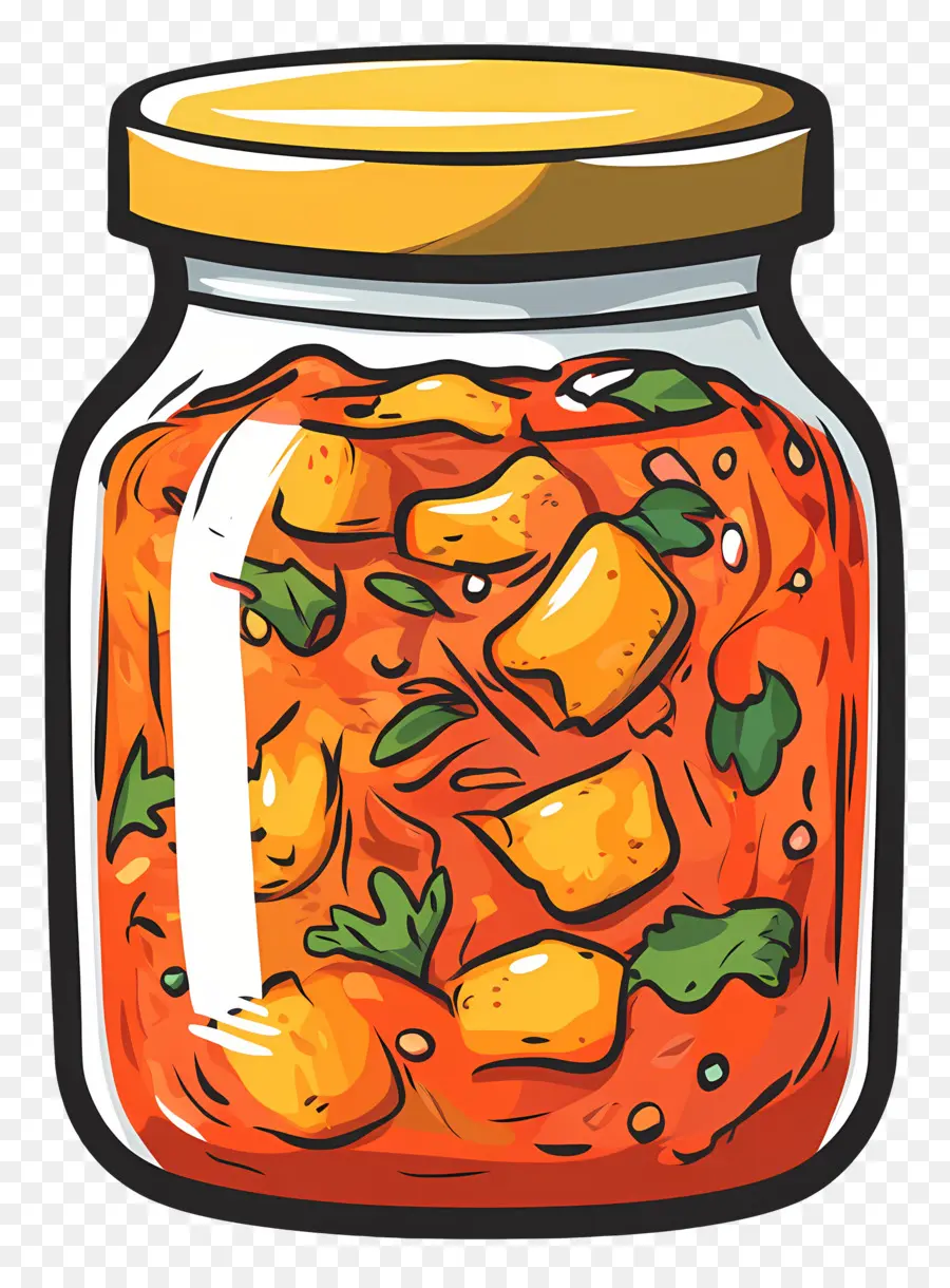 Toples Kimchi，Sebotol Kimchi PNG