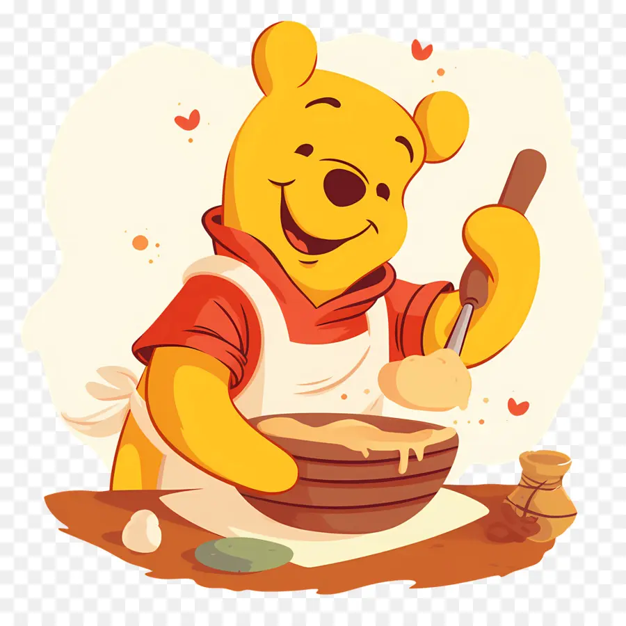 Winnie Si Beruang，Kue Beruang PNG