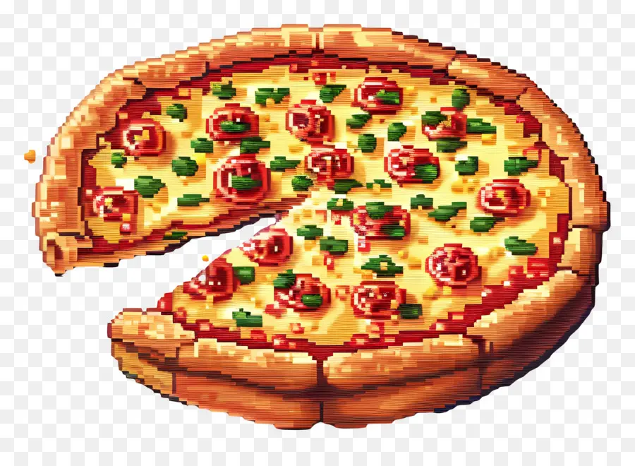 Pizza Piksel，Pizza PNG