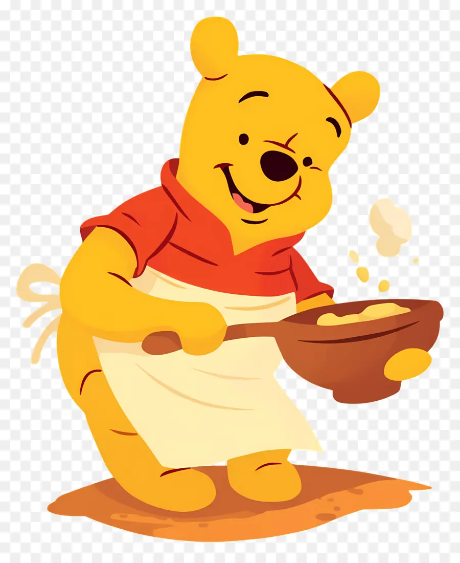 Winnie Si Beruang，Memasak Beruang PNG