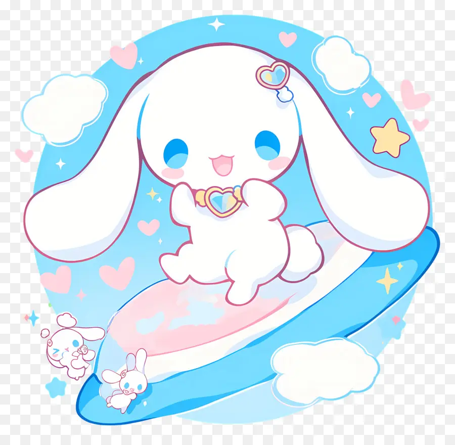 Cinnamoroll Yang Lucu，Kelinci Putih PNG