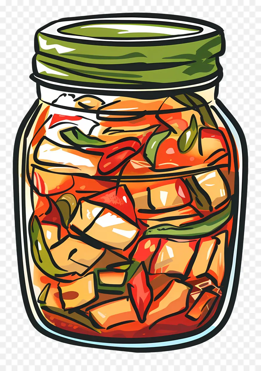 Toples Kimchi，Sebotol Kimchi PNG