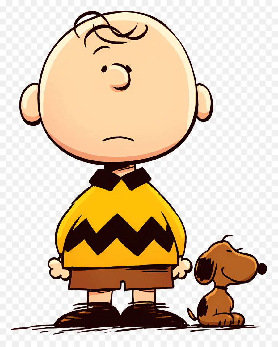 Charlie Brown，Kartun Anak Laki Laki Dan Anjing PNG