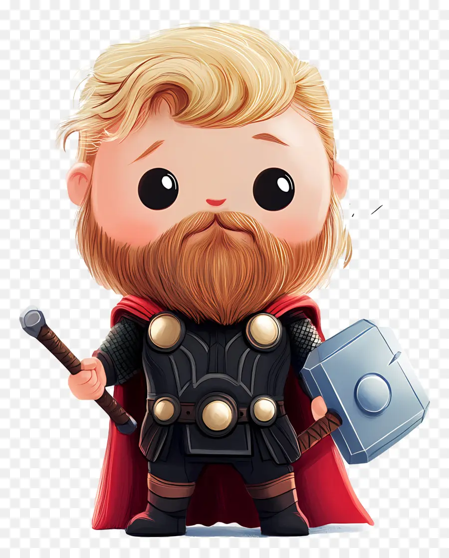 Thor，Prajurit Kartun PNG