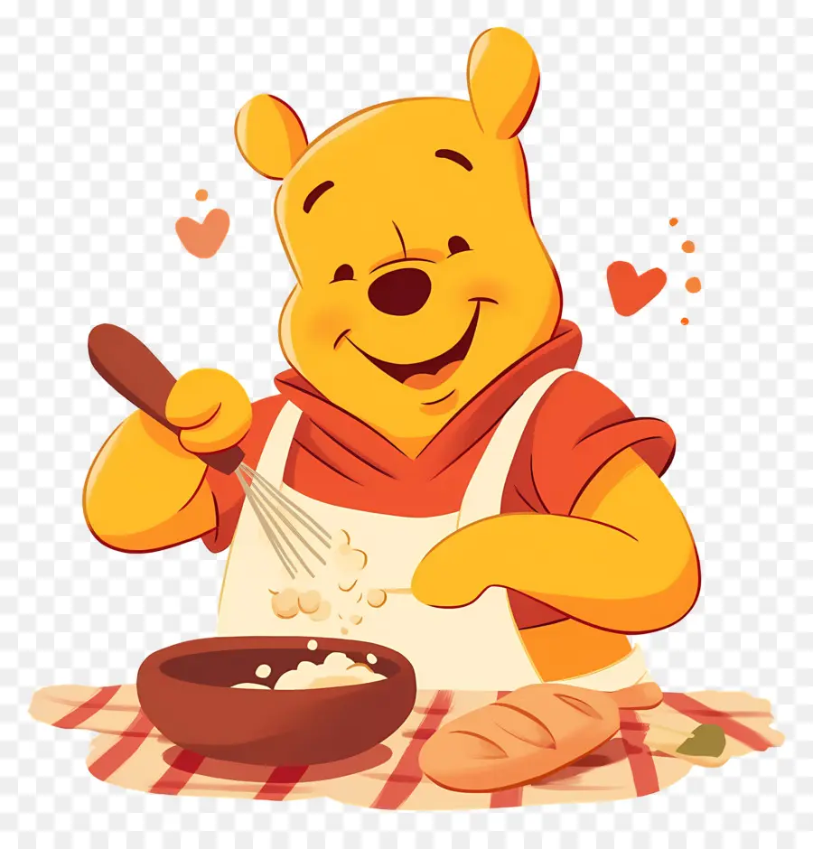 Winnie Si Beruang，Memasak Beruang PNG