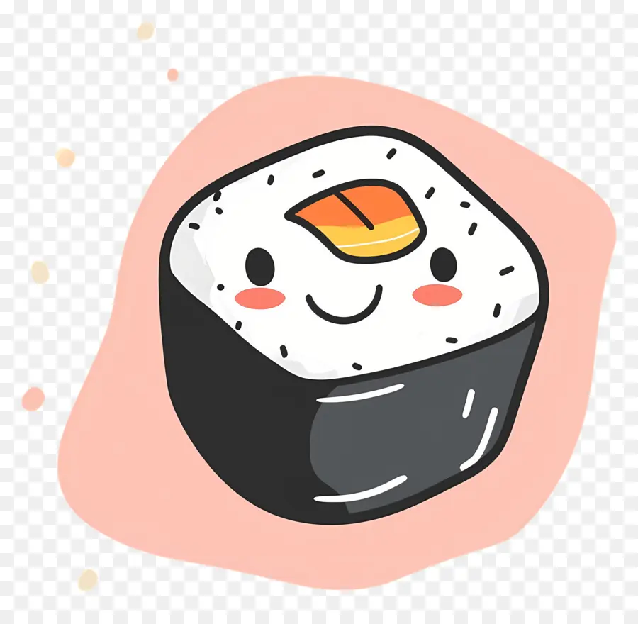 Sushi Yang Lucu，Gulungan Sushi Yang Lucu PNG