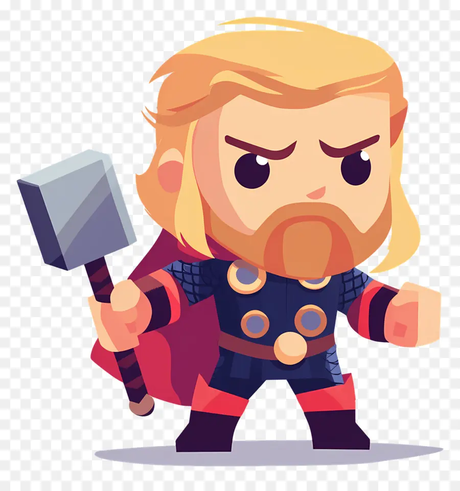 Thor，Prajurit Kartun PNG