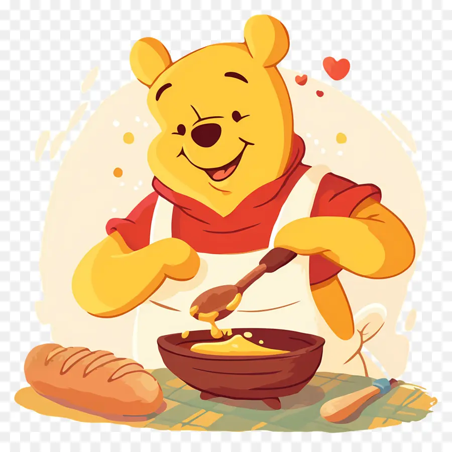 Winnie Si Beruang，Memasak Beruang PNG